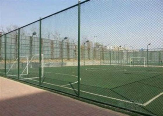 Plastic Coating Flat Surface Metal Chain Link Fence