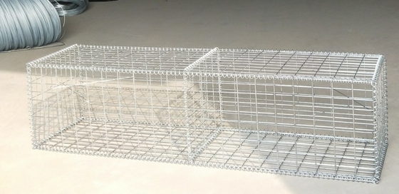 1*1*1m Système de clôture en gabion enduit en PVC galvanisé électrique