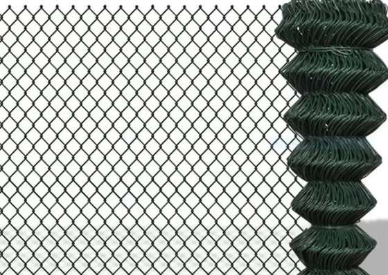 Le PVC vert-foncé de taille de 1.8m a enduit des garnitures de With Whole Set de barrière de maillon de chaîne