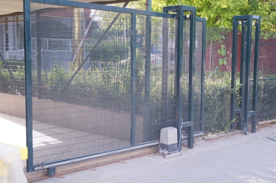 Double porte tubulaire en acier galvanisée à chaud de porte de barrière de jardin de l'extérieur