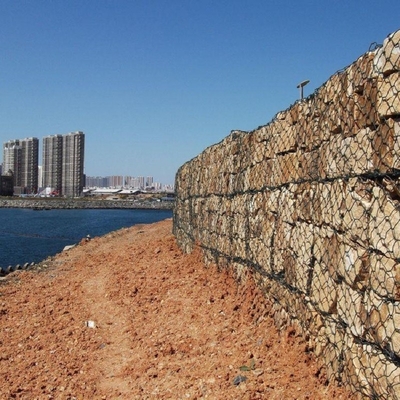 Murs de soutènement galfan gabion soudés 200x100x50 2x1x0,5m