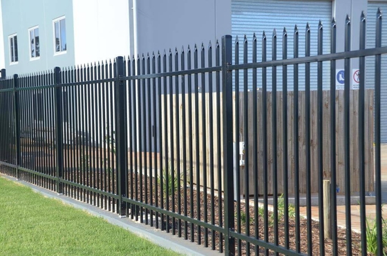 Pvc revêtu de acier inoxydable clôture de palissade de fil de fer clôture de cochon 10ft x 3ft
