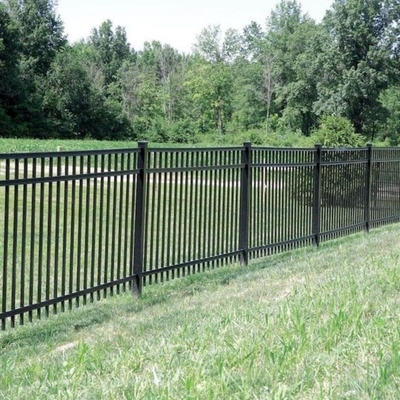 Panneaux décoratifs en aluminium de clôture 2.4ml x 2mh