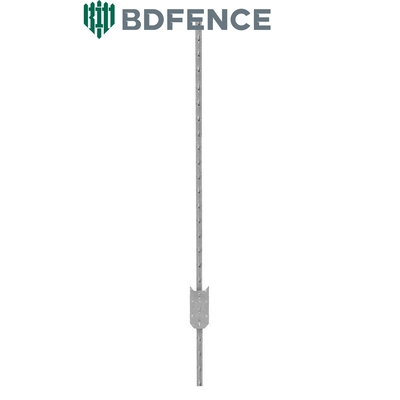 Ferme américaine de 6 pieds, clôture en T, fil barbelé galvanisé, métal vert