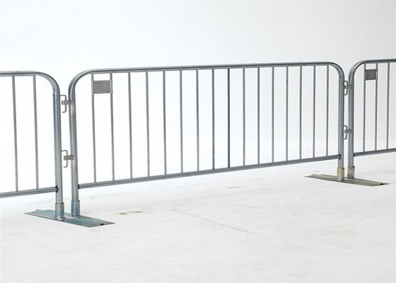 Barrière de barrière de contrôle des foules temporaire en métal de verrouillage galvanisée