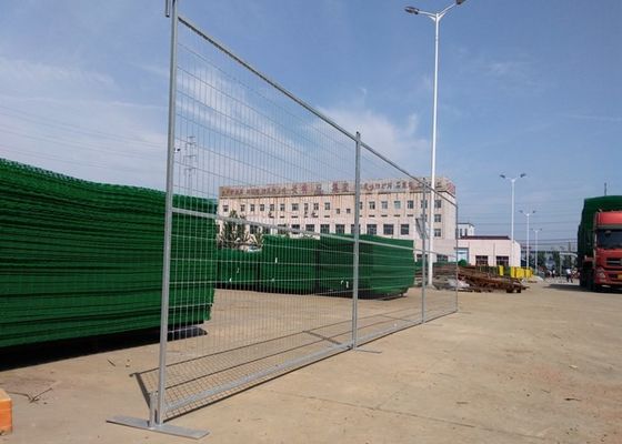 Barrière galvanisée Panels de construction de W10ft pour la sécurité