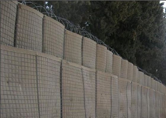mur militaire récupérable cellulaire multi de barrière de Hesco