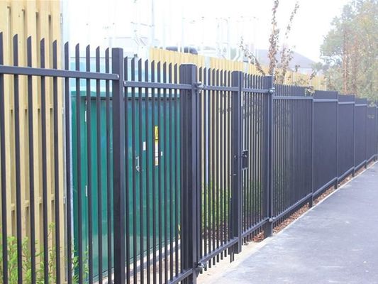 PVC enduisant la clôture en aluminium décorative de h1.8m