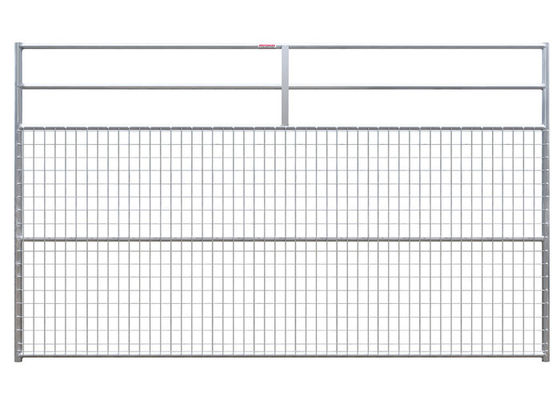 fil soudé par 1800mm Mesh Pipe Fence Gate de taille