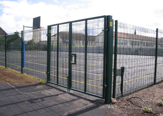 Anti barrière facilement assemblée Gate de jardin en métal de rouille de 50*200mm