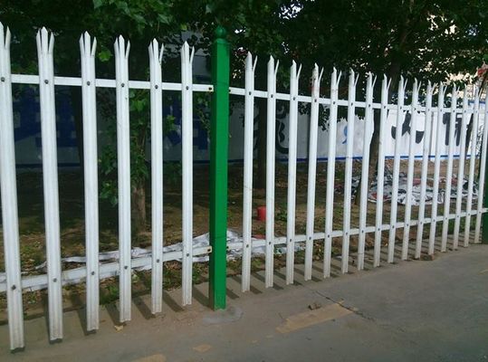 barrière enduite de palissade en métal de poudre pour les sites publics