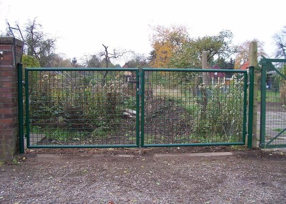 1.5m double barrière Gate Hot Dipped de jardin en métal de deux feuilles galvanisent
