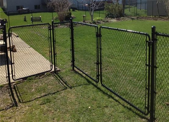 la barrière Gate Hot Dip de jardin en métal de 1.5x1m a galvanisé le PVC a enduit soudé