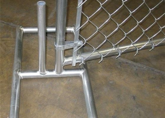Le PVC assemblé a enduit la clôture provisoire de constructeurs de largeur de 3m