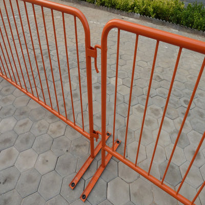 Varie des pieds serrent la barrière clôturant la sécurité le PVC qu'orange a enduit la taille de 40 pouces