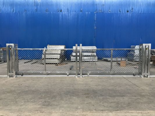 PVC galvanisé enduisant la barrière décorative de jardin de maillon de chaîne de 4.8mm
