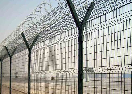 Barrière en &quot;y&quot; With Barbed Wire de sécurité dans les aéroports de taille du courrier 1030mm