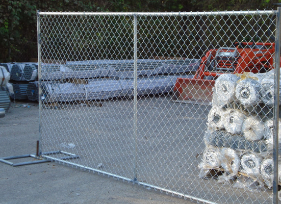 Barrière provisoire galvanisée For Construction de maillon de chaîne d'anti corrosion de taille de 6ft