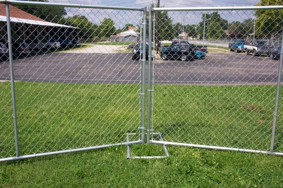 Projets civils Diamond Chain Link Fence American 3mm provisoires de construction de sécurité