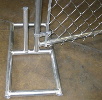 Projets civils Diamond Chain Link Fence American 3mm provisoires de construction de sécurité
