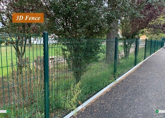 Barrière 3D de jardin de fil soudée par taille du yard 1030mm de famille