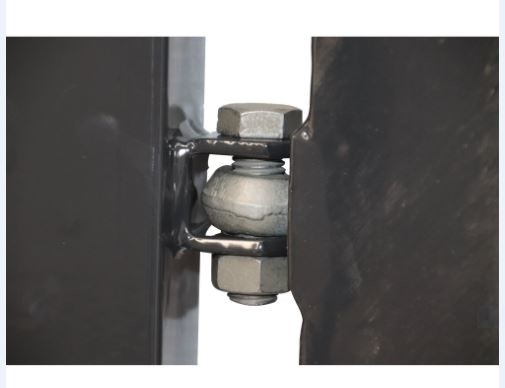 Le métal simple galvanisé à chaud de porte d'une feuille clôture la largeur de 0.9m