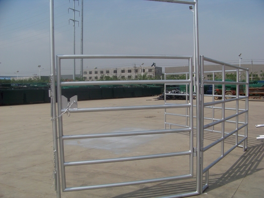 panneaux de corral de bétail galvanisés par immersion chaude de 1.8m pour la barrière de bétail