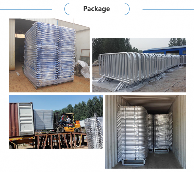 Barricades d'acier galvanisé lourds Concert Faible entretien 19