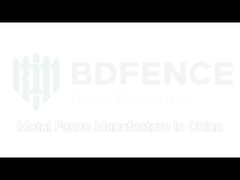 Sécurité verte 3D filet de fil soudé clôture galvanisée et peinture en poudre