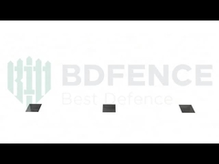 Anti sécurité de montée d'anti vol clôturant le panneau clair de vue enduit de poudre de 358