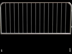 H0.9m Concert Show Barrière de clôture de foule pour sécuriser les zones d'entrée