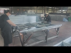 Détails du cadre de clôture en treillis métallique  Polissage