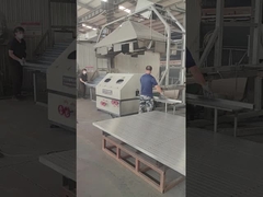 Le poteau de clôture est foré