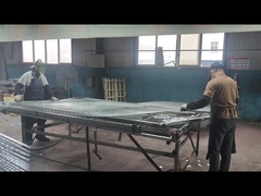 clôture temporaire australienne de haute sécurité a été soudée