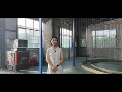 Comment est la clôture métallique enduite de poudre à l'extérieur