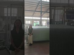 Couche en poudre 50*50 mm Cadre métallique V Maillage Clôture de sécurité