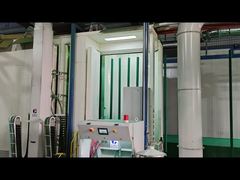 Poteau vert 60*60*1.5mm, procédé de revêtement en poudre