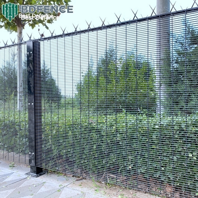 2m barrière de sécurité anti-escalade traitement thermique jardin villa prison protection soudée