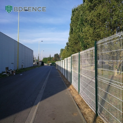 Métal décoratif extérieur à la maison 3D pliant le fil incurvé V Mesh Garden Fence de Panel Welded Rigid de barrière