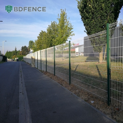 Panneaux de clôture en PVC revêtus de métal en acier galvanisé