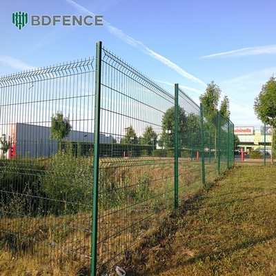Panneaux de clôture en PVC revêtus de métal en acier galvanisé