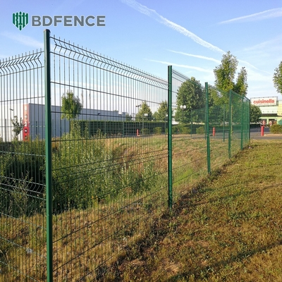 En haute qualité en poudre recouvert de jardin soudé filet de fil 3D filet de clôture panneau prix bon marché durable