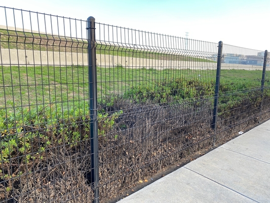 Clôture 3D revêtue en PVC Clôture en treillis métalliques soudés pour la sécurité et le jardinage