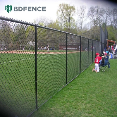 Fence à chaîne de 6 et 8 pieds avec revêtement en PVC et finition galvanisée
