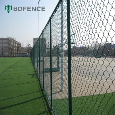 Fence à chaîne de 6 et 8 pieds avec revêtement en PVC et finition galvanisée