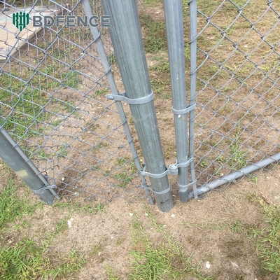 6 pieds de hauteur de diamants mesh chaîne de liaison de clôture idéale pour le jardin vert ferme type poste carré