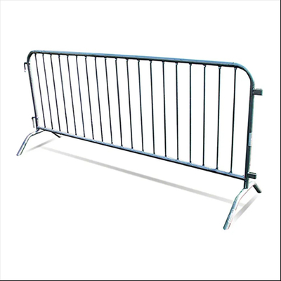Contrôle de la foule barrière piétonne avec des plafonds de clôture et 6,5' 8,5' longueur du panneau