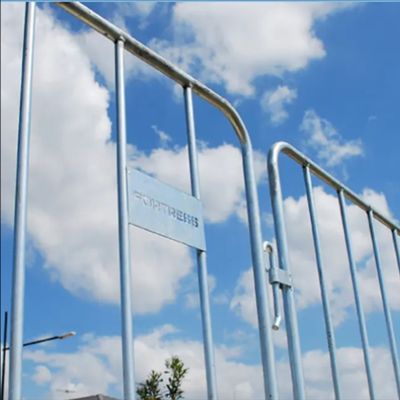 Portable Plétable Aluminium Événement Contrôle de foule Barrières Clôture d'acier Pvc Grands concerts Entrée portes Gestion de la sécurité