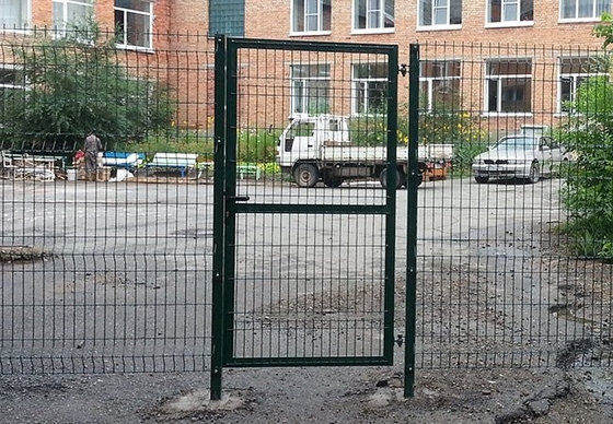 Porte coulissante de clôture en acier personnalisable pour maison et jardin largeur 5,0 m