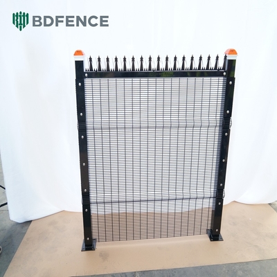 Galvanisée Clearvu haute sécurité 358 barrière anti-escalade en plastique revêtue de métal prison de la maille Clear Vu View barrière pas de montée